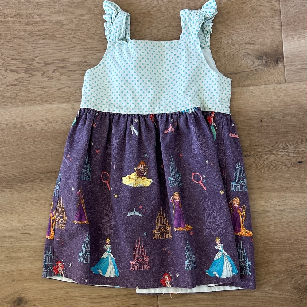 Colorful Princess Dress with Ruffled Straps